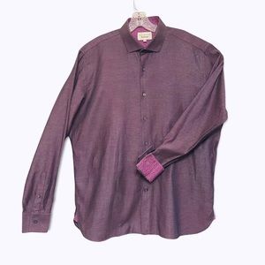 Ted Baker Endurance Shirt Button Up 17 36/37 In Ted We Trust Dress Shirt Career